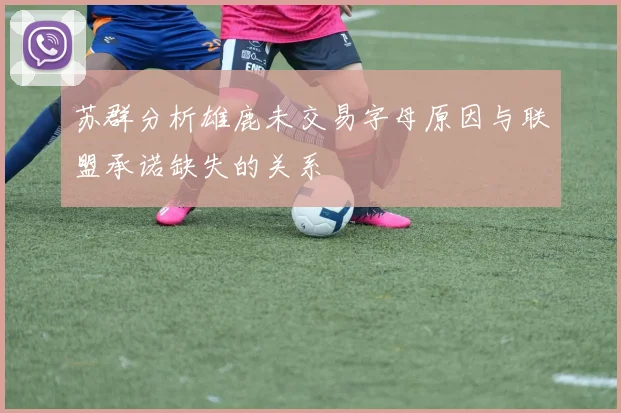苏群分析雄鹿未交易字母原因与联盟承诺缺失的关系